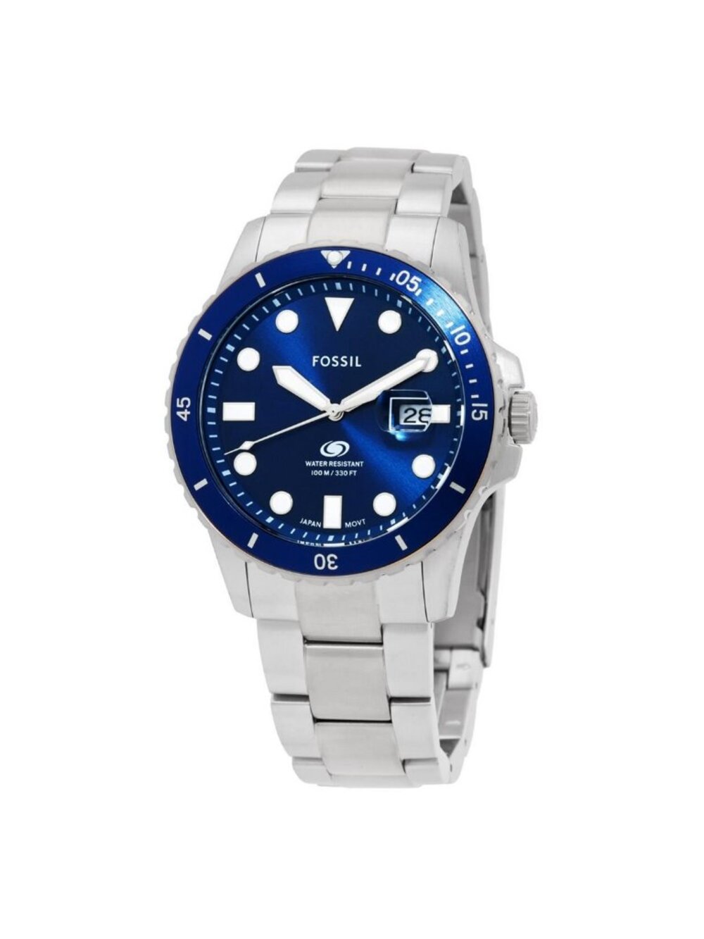 NWT Fossil Blue Dive Quartz Men's Watch